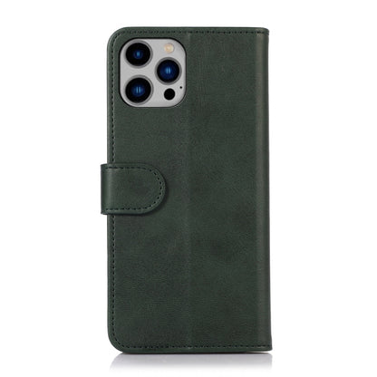 For iPhone 16 Pro Max Cow Texture Leather Phone Case(Green) - iPhone 16 Pro Max Cases by buy2fix | Online Shopping UK | buy2fix