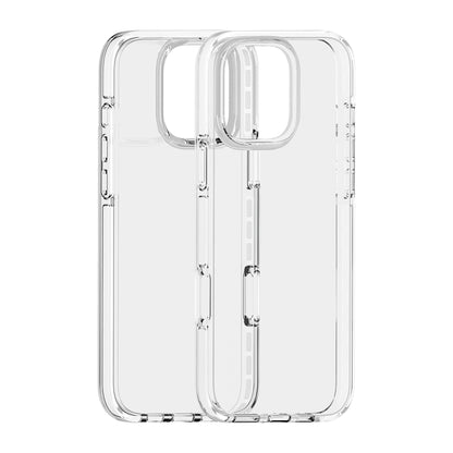 For iPhone 16 Pro Max Two-color Shockproof High Transparency TPU Phone Case(White) - iPhone 16 Pro Max Cases by buy2fix | Online Shopping UK | buy2fix