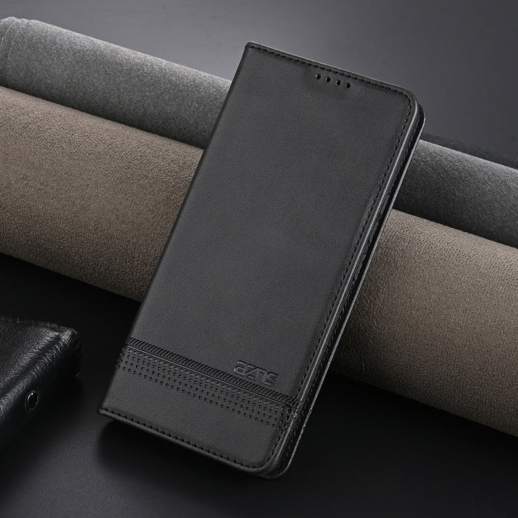 For Xiaomi 14 Ultra AZNS Magnetic Calf Texture Flip Leather Phone Case(Black) - 14 Ultra Cases by AZNS | Online Shopping UK | buy2fix