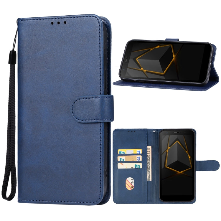 For DOOGEE S41T Leather Phone Case(Blue) - Doogee Cases by buy2fix | Online Shopping UK | buy2fix