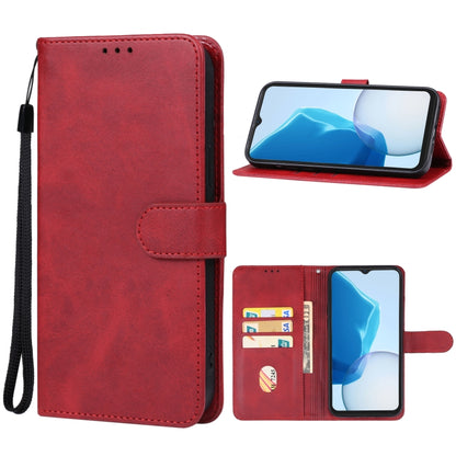 For DOOGEE N55 Leather Phone Case(Red) - Doogee Cases by buy2fix | Online Shopping UK | buy2fix