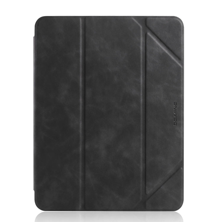 For iPad Pro 11 (2020) DG.MING See Series Horizontal Flip Leather Tablet Case ，with Holder & Pen Tray(Black) - iPad Pro 11 (2020) Cases by DG.MING | Online Shopping UK | buy2fix