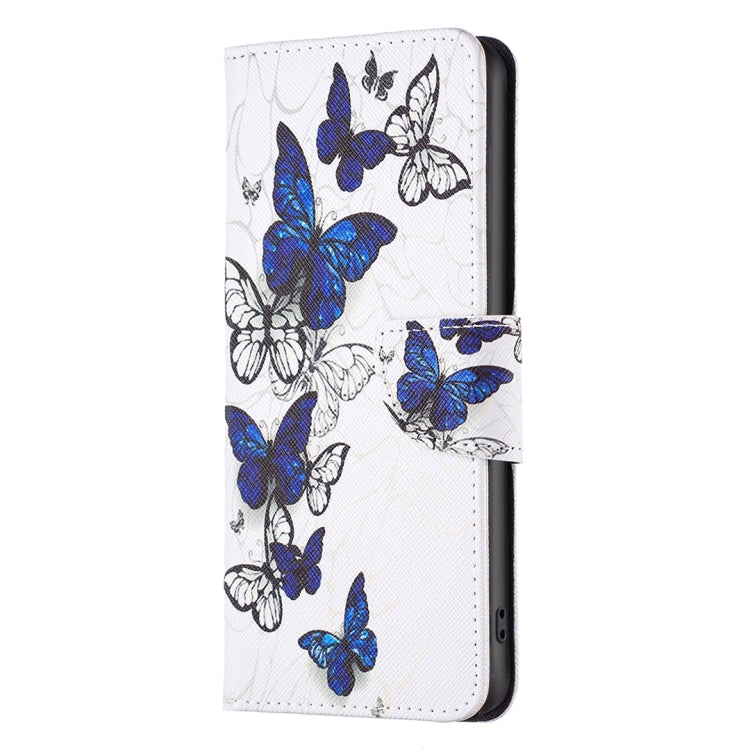 For iPhone 16 Colored Drawing Pattern Flip Leather Phone Case(Butterflies) - iPhone 16 Cases by buy2fix | Online Shopping UK | buy2fix