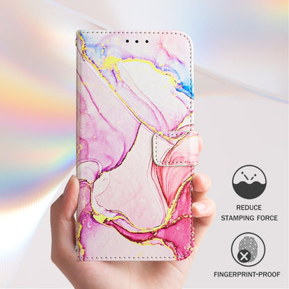 For iPhone SE 2024 PT003 Marble Pattern Flip Leather Phone Case(Rose Gold LS005) - More iPhone Cases by buy2fix | Online Shopping UK | buy2fix