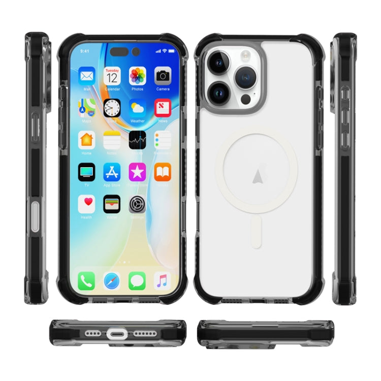 For iPhone 16 Pro Acrylic Magsafe Magnetic Shockproof Phone Case(Transparent) - iPhone 16 Pro Cases by buy2fix | Online Shopping UK | buy2fix