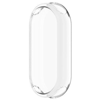 For Xiaomi Mi Band 8 Full Coverage TPU Electroplating Watch Protective Case(Transparent) - Watch Cases by buy2fix | Online Shopping UK | buy2fix