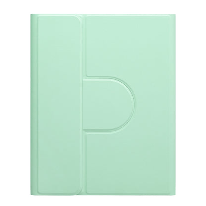 For iPad 10.2 2021 / Air 2019 Round Button 360 Degree Rotatable Bluetooth Keyboard Leather Case(Mint Green) - Universal by buy2fix | Online Shopping UK | buy2fix