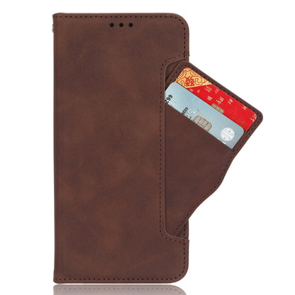 For Blackview A96 Skin Feel Calf Texture Card Slots Leather Phone Case(Brown) - More Brand by buy2fix | Online Shopping UK | buy2fix