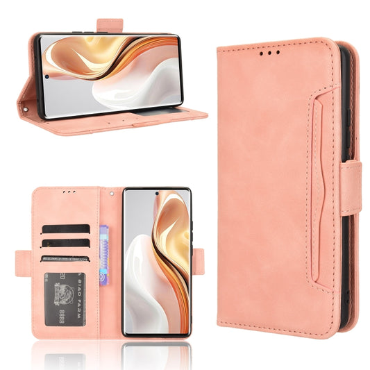 For Ulefone Note 17 Pro Skin Feel Calf Texture Card Slots Leather Phone Case(Pink) - Ulefone Cases by buy2fix | Online Shopping UK | buy2fix