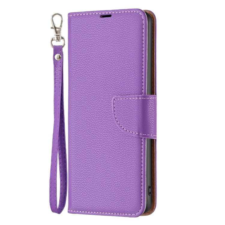 For Samsung Galaxy S23 FE 5G Litchi Texture Pure Color Flip Leather Phone Case(Purple) - Galaxy S23 FE 5G Cases by buy2fix | Online Shopping UK | buy2fix