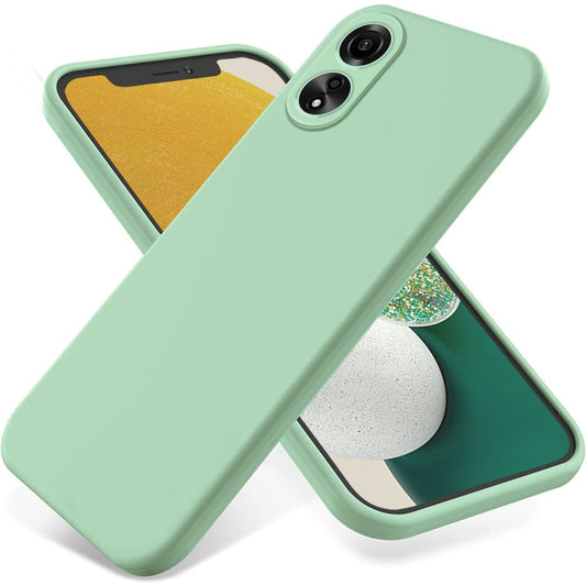 For Honor X5 Plus Pure Color Liquid Silicone Shockproof Phone Case(Green) - Honor Cases by buy2fix | Online Shopping UK | buy2fix