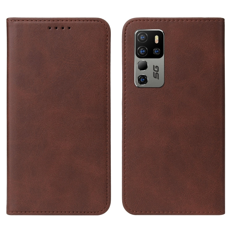 For Ulefone Armor 11T 5G / 11 5G Magnetic Closure Leather Phone Case(Brown) - Ulefone Cases by buy2fix | Online Shopping UK | buy2fix