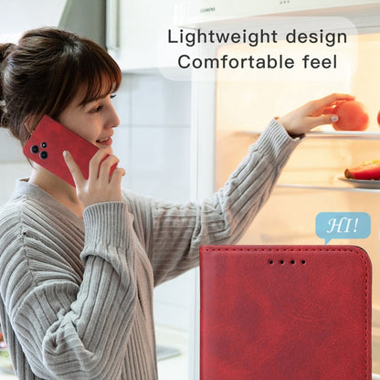 For Xiaomi Redmi K70E Magnetic Closure Leather Phone Case(Red) - K70E Cases by buy2fix | Online Shopping UK | buy2fix