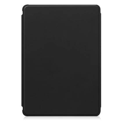 For Samsung Galaxy Tab S9+ 360 Rotation Transparent Smart Leather Case with Keyboard(Black) - Galaxy Tab S9+ Cases by buy2fix | Online Shopping UK | buy2fix