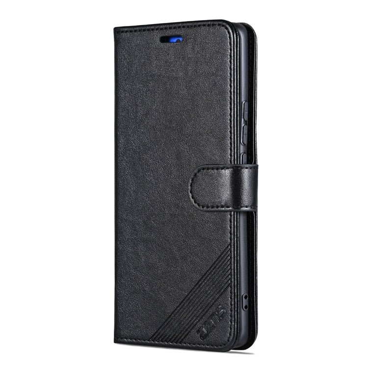 For OPPO Find X7 AZNS Sheepskin Texture Flip Leather Phone Case(Black) - OPPO Cases by AZNS | Online Shopping UK | buy2fix