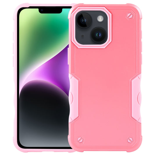 For iPhone 15 Non-slip Shockproof Armor Phone Case(Pink) - iPhone 15 Cases by buy2fix | Online Shopping UK | buy2fix