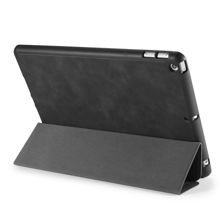 For iPad 10.2 2021 / 2020 / 2019 DG.MING See Series Horizontal Flip Leather Case with Holder & Pen Holder(Black) - iPad 10.2 Cases by DG.MING | Online Shopping UK | buy2fix