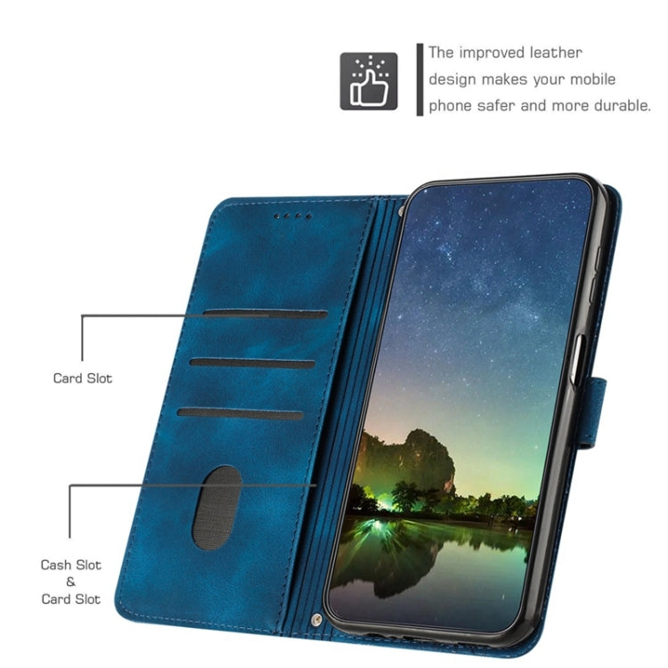 For Xiaomi Redmi Note 12 Pro+ Global Dream Triangle Leather Phone Case with Lanyard(Blue) - Xiaomi Cases by buy2fix | Online Shopping UK | buy2fix
