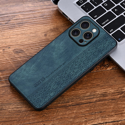 For iPhone 16 Pro Max AZNS 3D Embossed Skin Feel Phone Case(Dark Green) - iPhone 16 Pro Max Cases by AZNS | Online Shopping UK | buy2fix