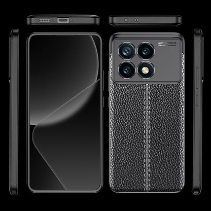 For Xiaomi Redmi K70 Pro Litchi Texture Shockproof TPU Phone Case(Black) - K70 Pro Cases by buy2fix | Online Shopping UK | buy2fix