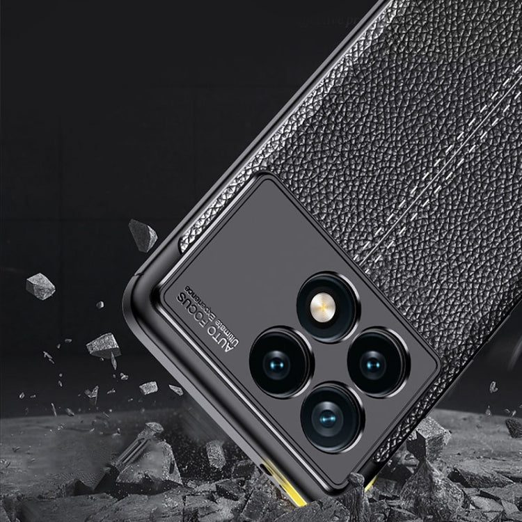 For Xiaomi Redmi K70 Pro Litchi Texture Shockproof TPU Phone Case(Black) - K70 Pro Cases by buy2fix | Online Shopping UK | buy2fix