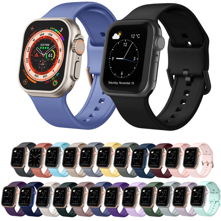For Apple Watch Ultra 2 49mm Pin Buckle Silicone Watch Band(Starlight) - Watch Bands by buy2fix | Online Shopping UK | buy2fix