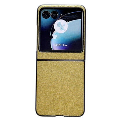 For Motorola Razr 40 Ultra Gradient Color Glitter Shockproof Protective Phone Case(Gold) - Motorola Cases by buy2fix | Online Shopping UK | buy2fix