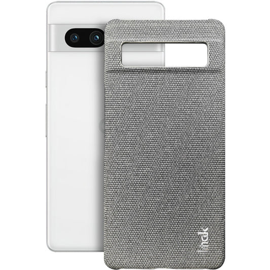 For Google Pixel 7a imak Ruiyi Series Cloth Texture PU + PC Phone Case(Light Grey) - Google Cases by imak | Online Shopping UK | buy2fix