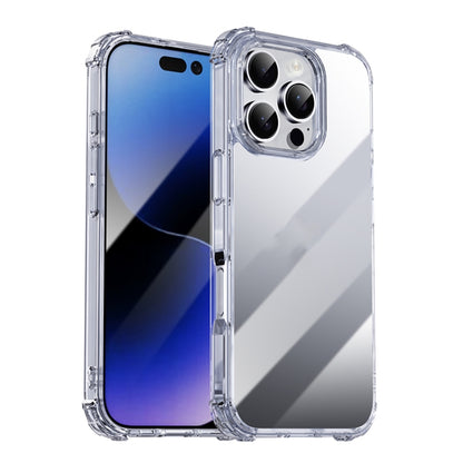 For iPhone 16 Pro Max iPAKY Crystal Clear Series Shockproof PC + TPU Protective Phone Case(Transparent) - More iPhone Cases by iPAKY | Online Shopping UK | buy2fix