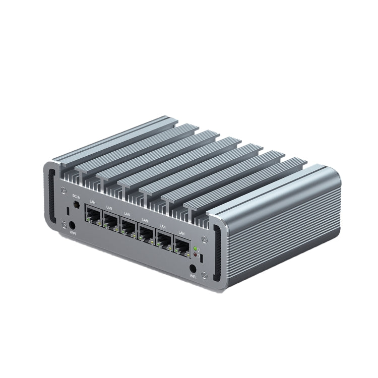 HYSTOU PO9B-J4125-6L Embedded Intel Celeron J4125 Processor Six Network Ports Mini Host, Specification:8GB+256GB+1TB - Windows Mini PCs by HYSTOU | Online Shopping UK | buy2fix