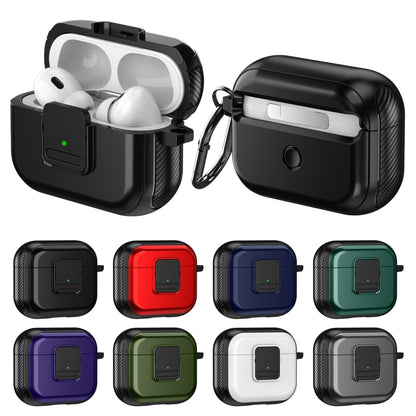 For AirPods 2 / 1 TPU + PC Wireless Earphones Case with Magnetic Switch(Green) - For AirPods 1/2 by buy2fix | Online Shopping UK | buy2fix