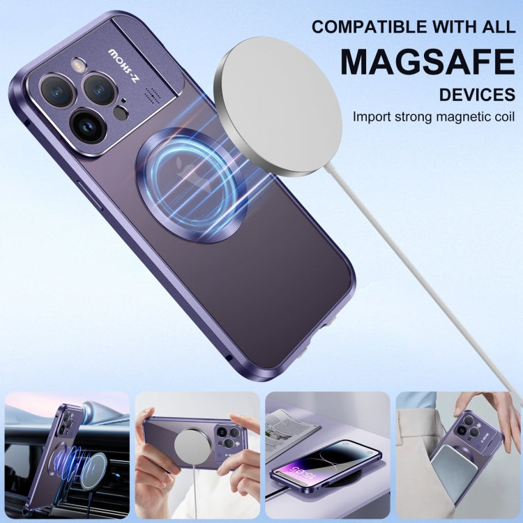 For iPhone 15 Pro Max Aromatherapy Holder Single-sided MagSafe Magnetic Phone Case(Black) - iPhone 15 Pro Max Cases by buy2fix | Online Shopping UK | buy2fix