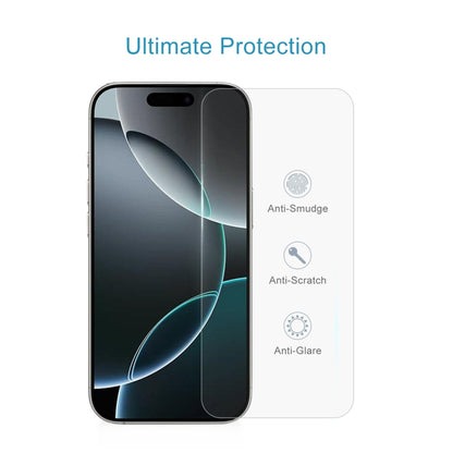 For iPhone 16 Pro 50pcs 0.26mm 9H 2.5D Tempered Glass Film - iPhone 16 Pro Tempered Glass by buy2fix | Online Shopping UK | buy2fix