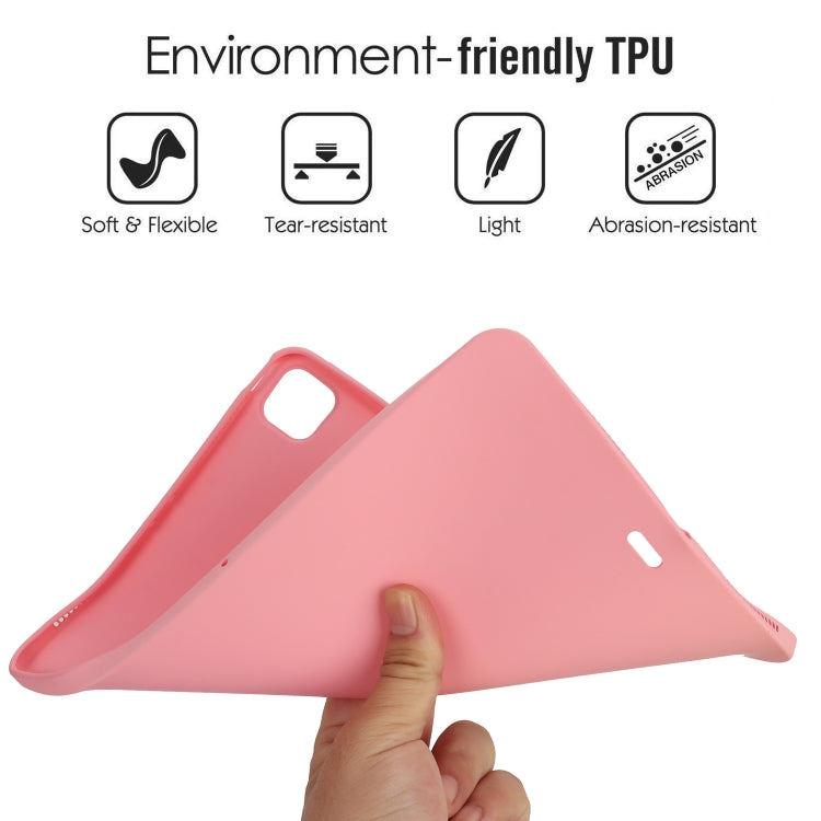 For iPad Pro 11 2024 Oil Spray Skin-friendly TPU Tablet Case(Pink) - iPad Pro 11 2024 Cases by buy2fix | Online Shopping UK | buy2fix