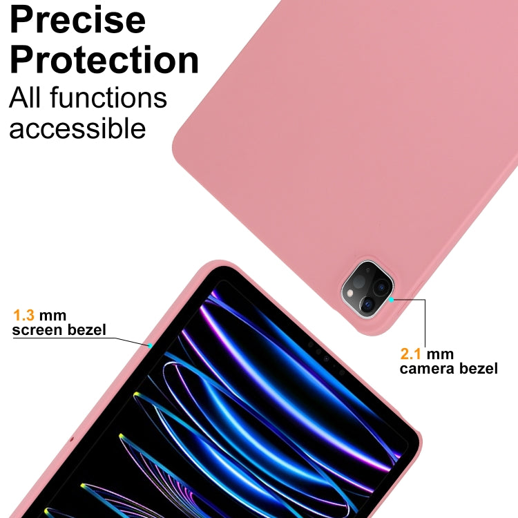 For iPad Pro 11 2024 Oil Spray Skin-friendly TPU Tablet Case(Pink) - iPad Pro 11 2024 Cases by buy2fix | Online Shopping UK | buy2fix