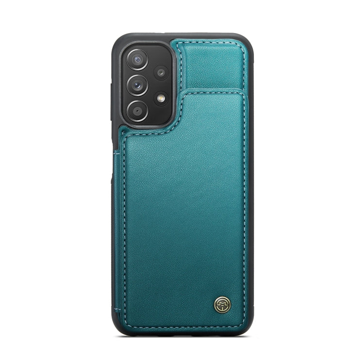 For Samsung Galaxy A52 4G/5G/A52s 5G CaseMe C22 Card Slots Holder RFID Anti-theft Phone Case(Blue Green) - Galaxy Phone Cases by CaseMe | Online Shopping UK | buy2fix