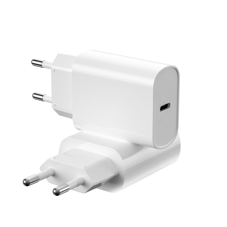 WIWU Wi-U001 Quick Series PD 20W USB-C / Type-C Single Port Travel Fast Charger, EU Plug(White) - USB Charger by WIWU | Online Shopping UK | buy2fix