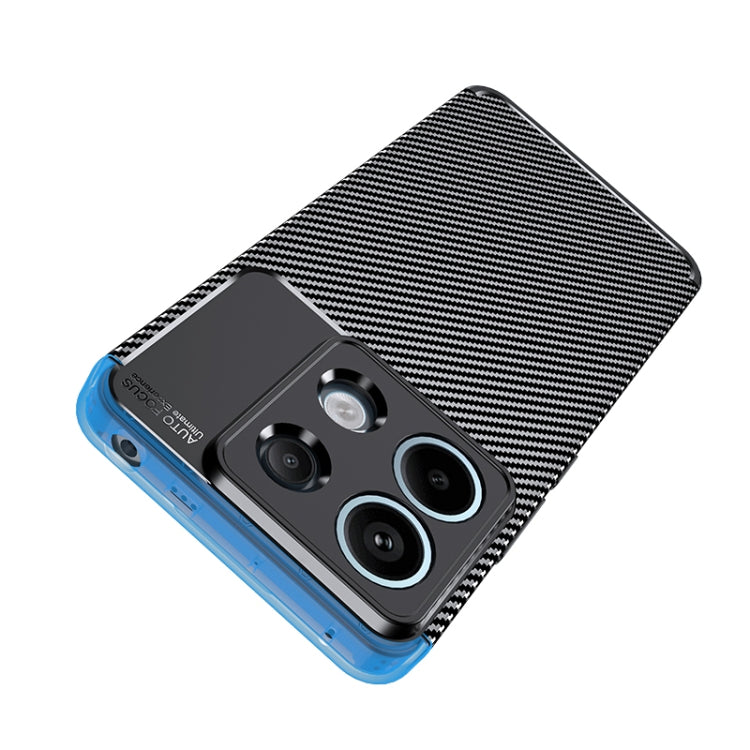 For Xiaomi Redmi Note 13 Pro+ Carbon Fiber Texture Shockproof TPU Phone Case(Black) - Note 13 Pro+ Cases by buy2fix | Online Shopping UK | buy2fix