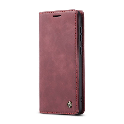 For Samsung Galaxy S24+ 5G CaseMe 013 Multifunctional Horizontal Flip Leather Phone Case(Wine Red) - Galaxy S24+ 5G Cases by CaseMe | Online Shopping UK | buy2fix