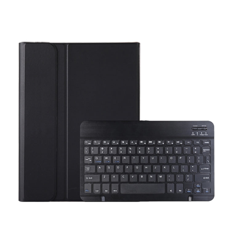 For Xiaomi Redmi Pad SE 11 inch A0N9 Lambskin Texture Ultra-thin Detachable Bluetooth Keyboard Leather Case(Black) - Others Keyboard by buy2fix | Online Shopping UK | buy2fix