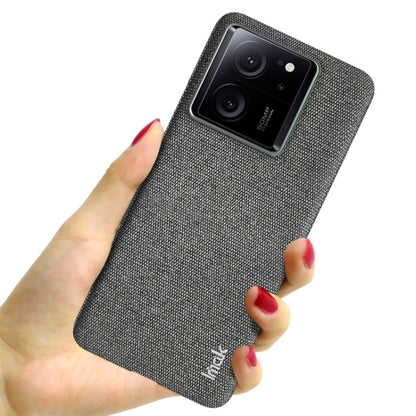 For Xiaomi Redmi K60 Ultra 5G imak Ruiyi Series Cloth Texture PU + PC Phone Case(Dark Grey) - Redmi K60 Ultra Cases by imak | Online Shopping UK | buy2fix