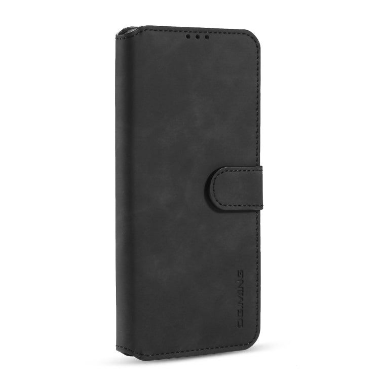 For Xiaomi Redmi 10X 4G / Redmi Note 9 DG.MING Retro Oil Side Horizontal Flip Case(Black) - Xiaomi Cases by DG.MING | Online Shopping UK | buy2fix