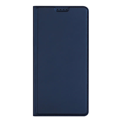 For Samsung Galaxy A55 5G DUX DUCIS Skin Pro Series Flip Leather Phone Case(Blue) - Galaxy Phone Cases by DUX DUCIS | Online Shopping UK | buy2fix