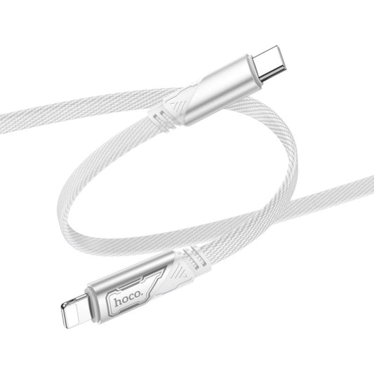 hoco U119 Machine PD27W USB-C / Type-C to 8 Pin Fast Charging Data Cable, Length: 1.2m(Grey) - 2 in 1 Cable by hoco | Online Shopping UK | buy2fix