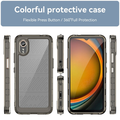 For Samsung Galaxy XCover 7 Colorful Series Acrylic Hybrid TPU Phone Case(Transparent Grey) - Galaxy Phone Cases by buy2fix | Online Shopping UK | buy2fix