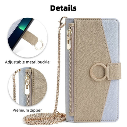 For Blackview Oscal C30 / Oscal C30 Pro Crossbody Litchi Texture Leather Phone Case(Blue) - More Brand by buy2fix | Online Shopping UK | buy2fix