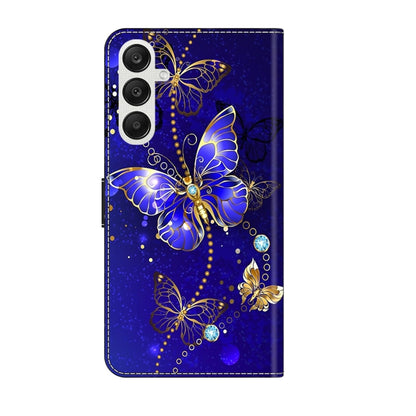 For Samsung Galaxy A25 5G Crystal 3D Shockproof Protective Leather Phone Case(Diamond Butterfly) - Galaxy Phone Cases by buy2fix | Online Shopping UK | buy2fix