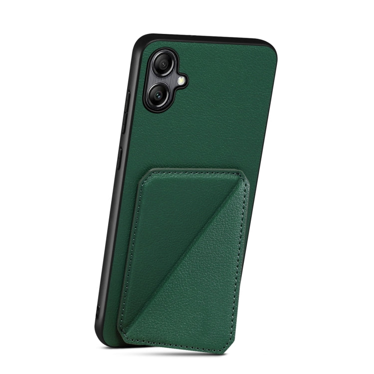 For Samsung Galaxy A54 5G Denior Imitation Calf Leather Back Phone Case with Holder(Green) - Galaxy Phone Cases by Denior | Online Shopping UK | buy2fix