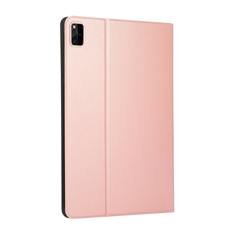 For Lenovo Tab M11 / Xiaoxin Pad 11 2024 Voltage Elastic Texture Flip Tablet Leather Case(Rose Gold) - Lenovo by buy2fix | Online Shopping UK | buy2fix