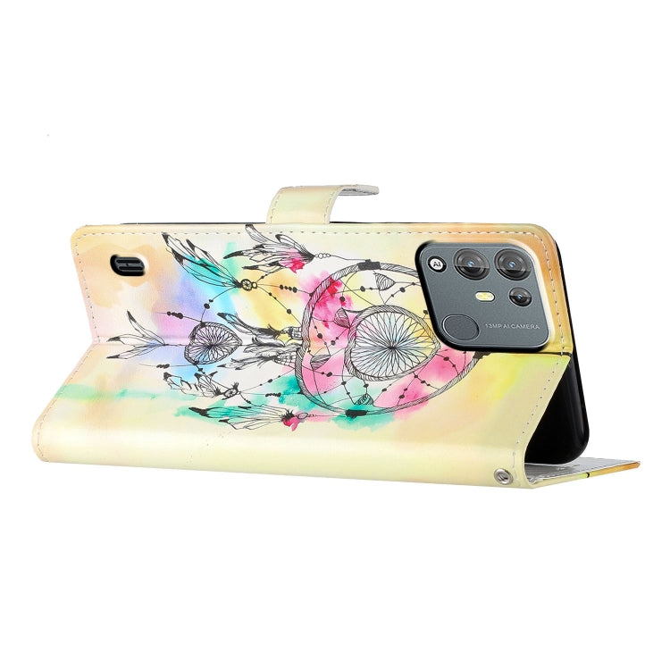 For Blackview A55 Pro Colored Drawing Leather Phone Case(Dream Catcher) - More Brand by buy2fix | Online Shopping UK | buy2fix